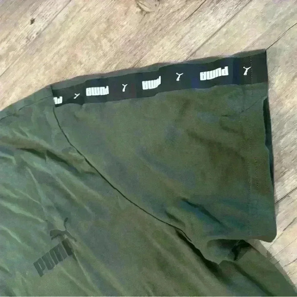Puma green and black shirt size large - Picture 2 of 4